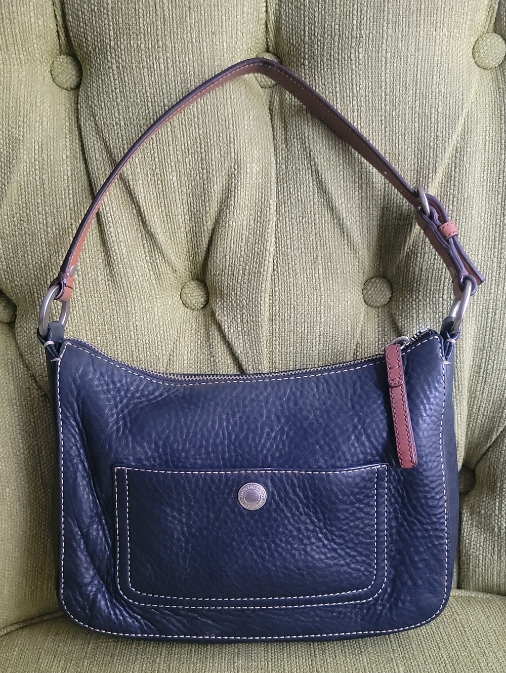 Coach Chelsea Pebble  Leather Shoulder Bag - Women